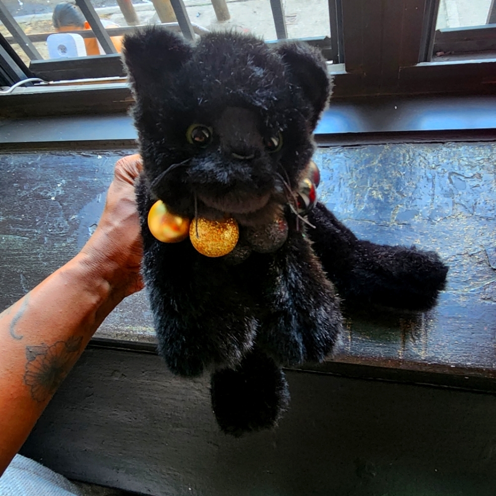 stuffed cat